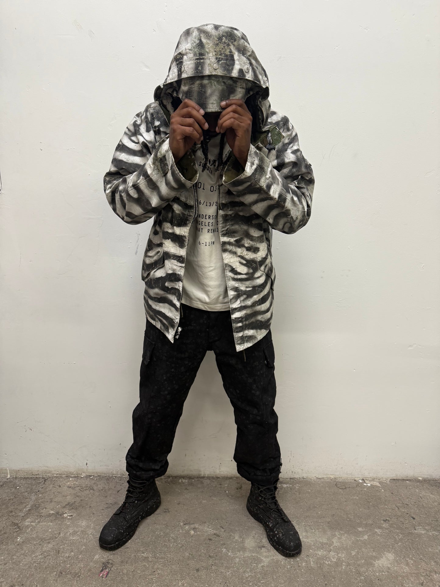 008: “Merikin” Hand Painted HBT BDU
