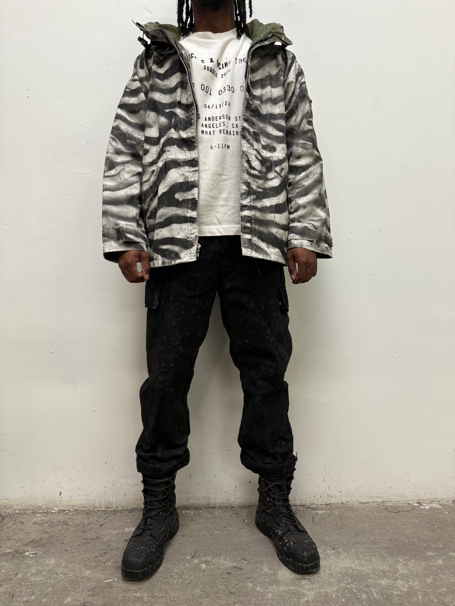 001: “Earth Day” Hand Painted HBT BDU