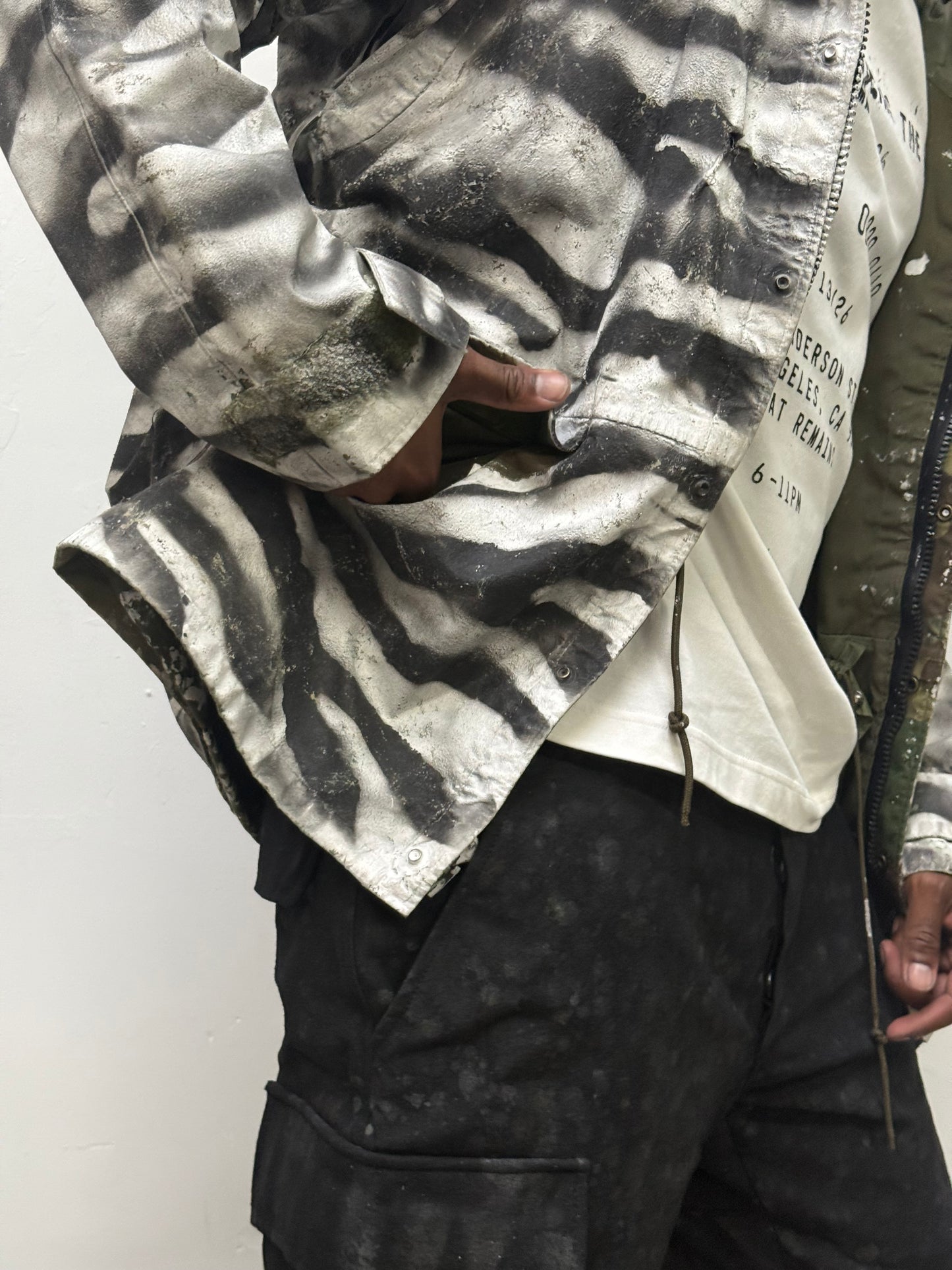 001: “Earth Day” Hand Painted HBT BDU