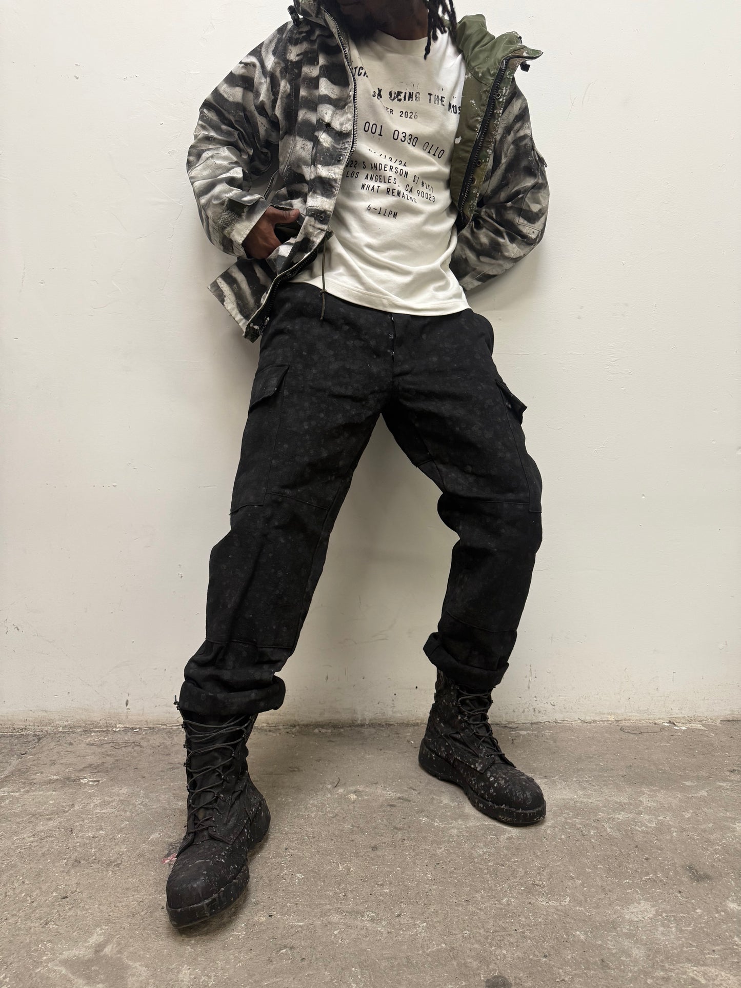 001: “Earth Day” Hand Painted HBT BDU